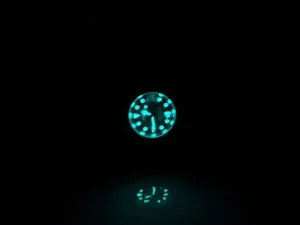 Seiko Mod GMT Batgirl Lumeansicht mit BGW9 (blau)
