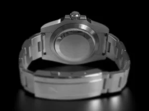 Seiko Mod Yacht-Master Stealth – overall view on black background