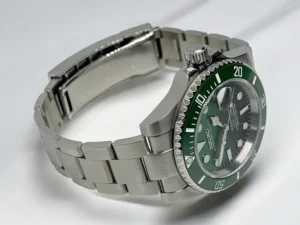 Top right view - Seiko Sub Mod Hulk meets Starbucks - A Seiko Modding by Custom Watch Mod